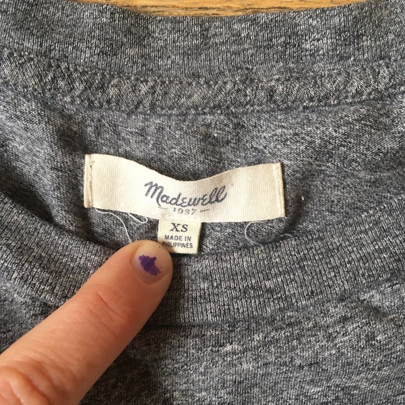Grey Madewell Baby Tee - Picture 2 of 4